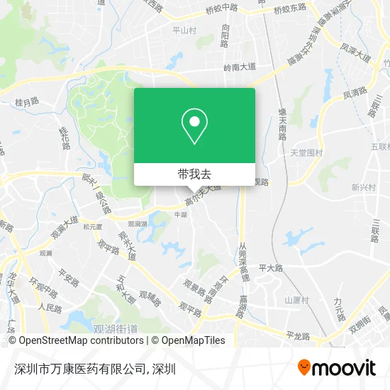 深圳市万康医药有限公司地图