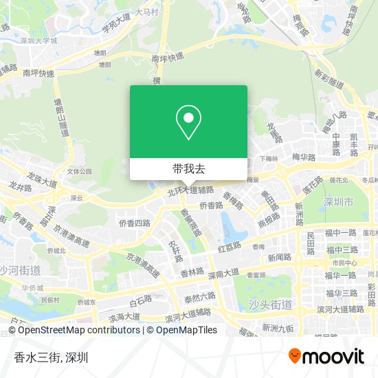 香水三街地图
