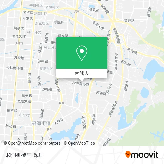 和润机械厂地图