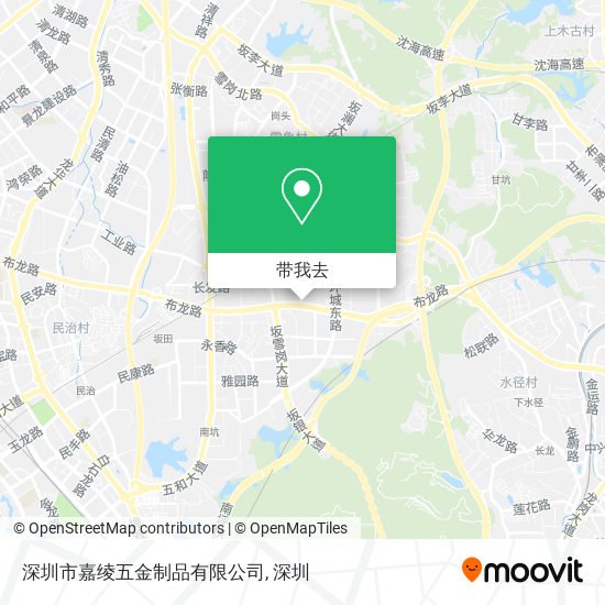 深圳市嘉绫五金制品有限公司地图