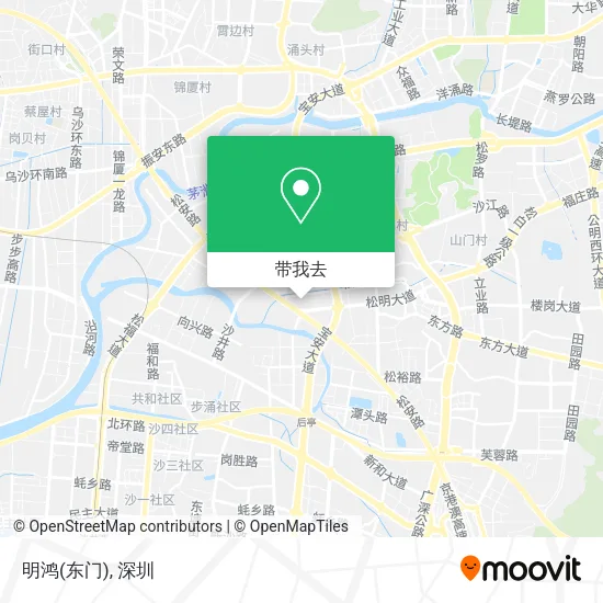明鸿(东门)地图
