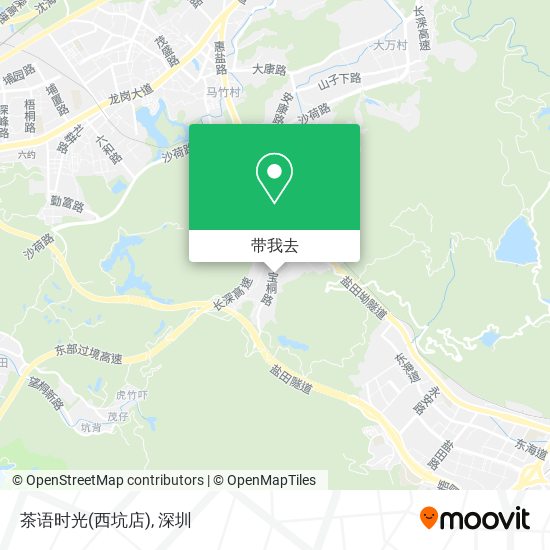 茶语时光(西坑店)地图