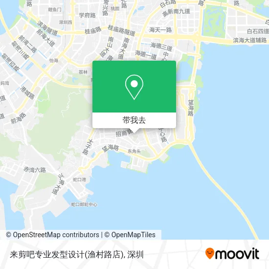 来剪吧专业发型设计(渔村路店)地图