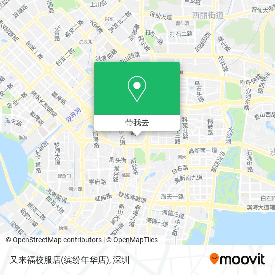 又来福校服店(缤纷年华店)地图