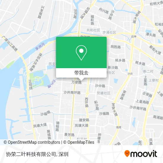 协荣二叶科技有限公司地图