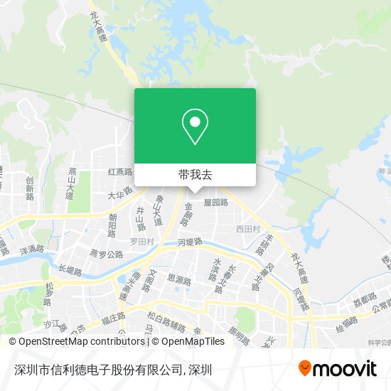 深圳市信利德电子股份有限公司地图