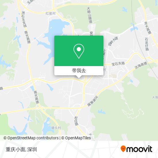 重庆小面地图