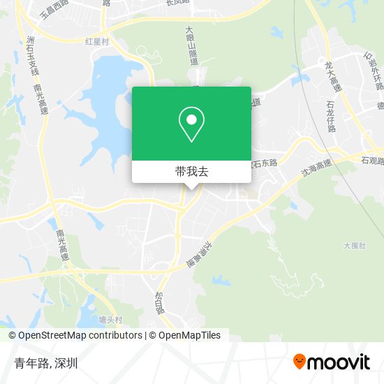 青年路地图