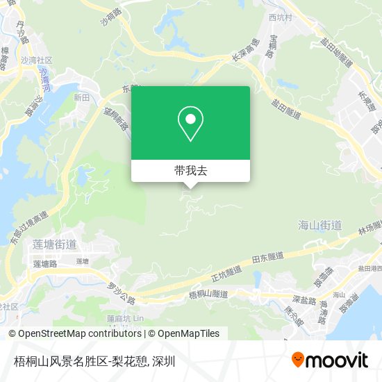 梧桐山风景名胜区-梨花憩地图