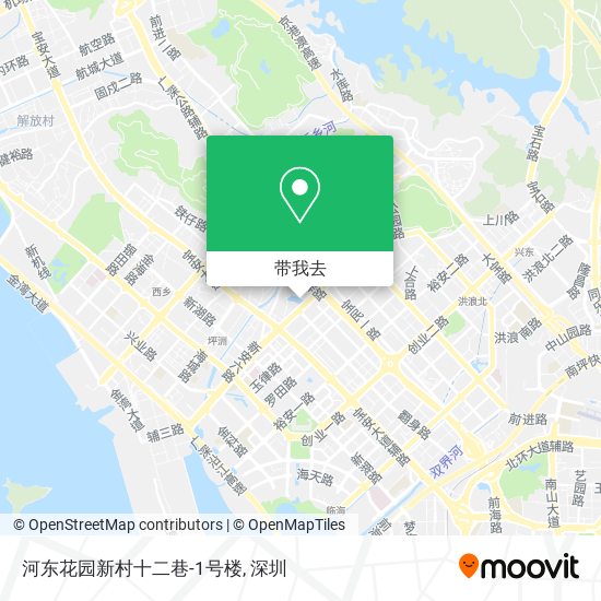 河东花园新村十二巷-1号楼地图