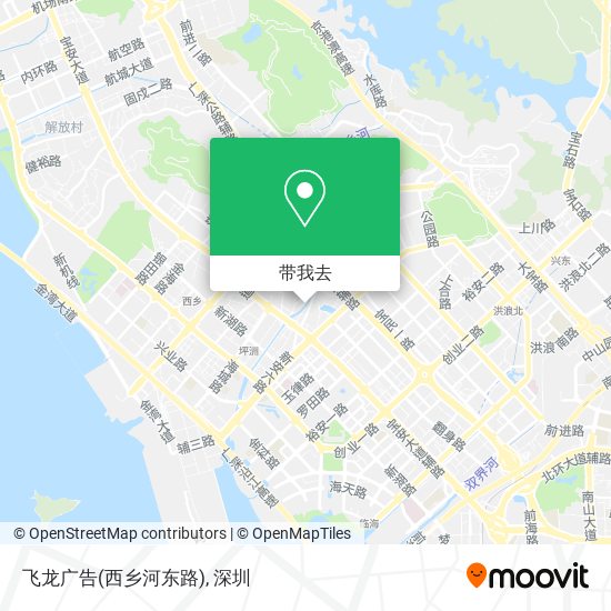 飞龙广告(西乡河东路)地图