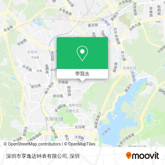 深圳市享逸达钟表有限公司地图