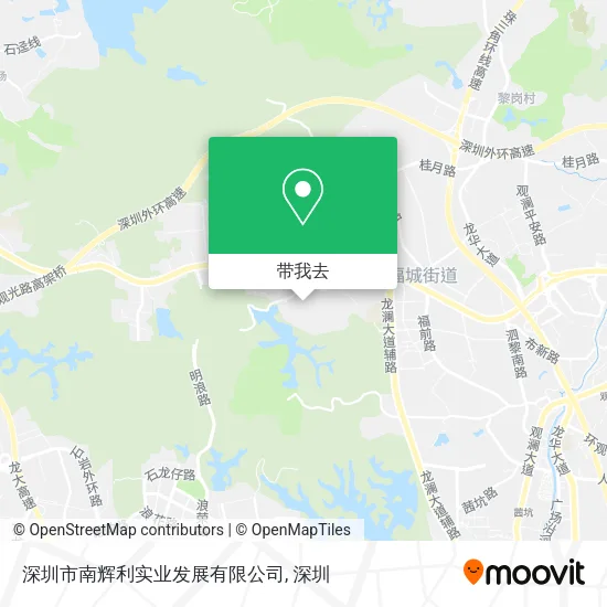深圳市南辉利实业发展有限公司地图