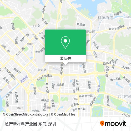 通产新材料产业园-东门地图