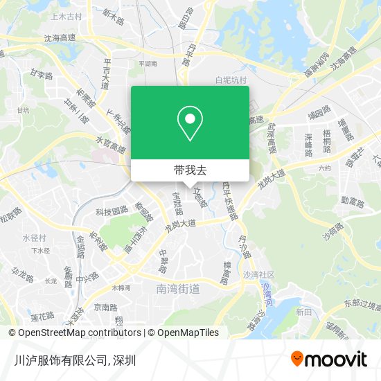 川泸服饰有限公司地图