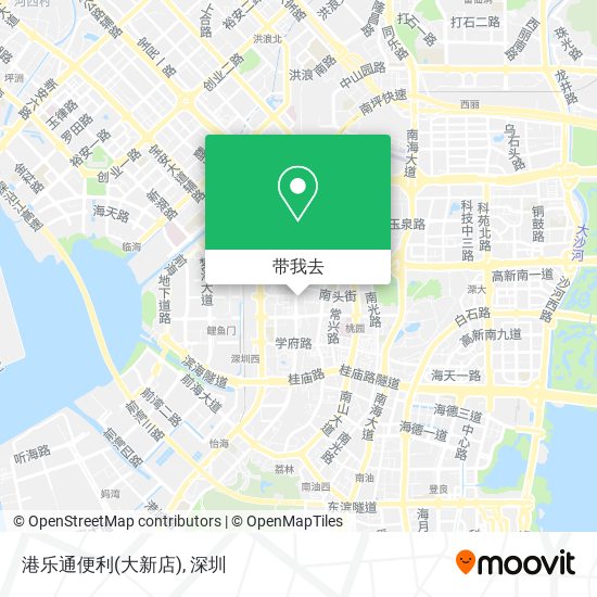 港乐通便利(大新店)地图