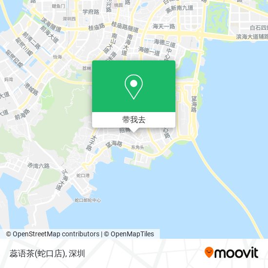 蕊语茶(蛇口店)地图