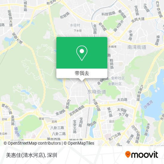 美惠佳(清水河店)地图