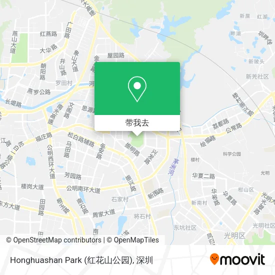 Honghuashan Park (红花山公园)地图