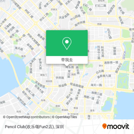 Pencil Club(欢乐颂Fun2店)地图