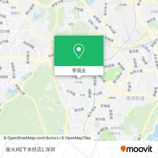 柴火鸡(下水径店)地图