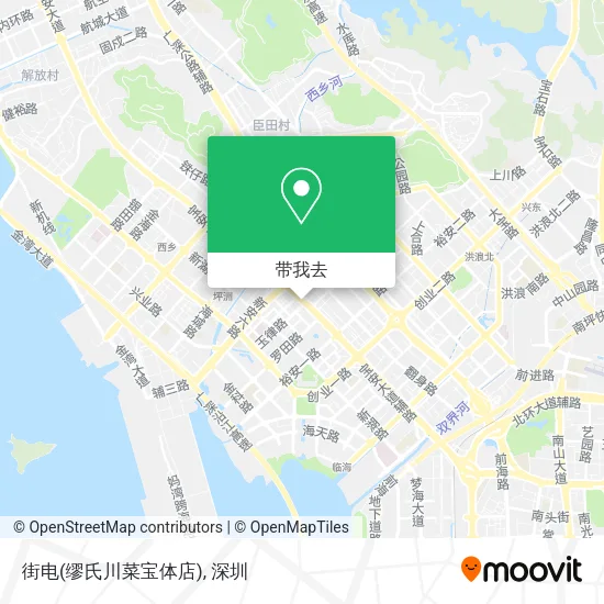 街电(缪氏川菜宝体店)地图