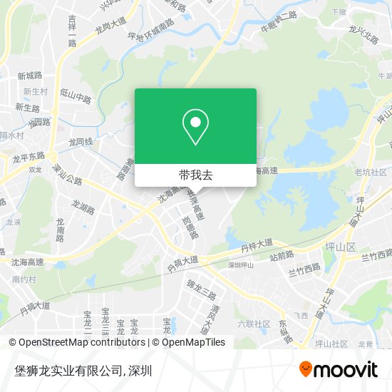 堡狮龙实业有限公司地图