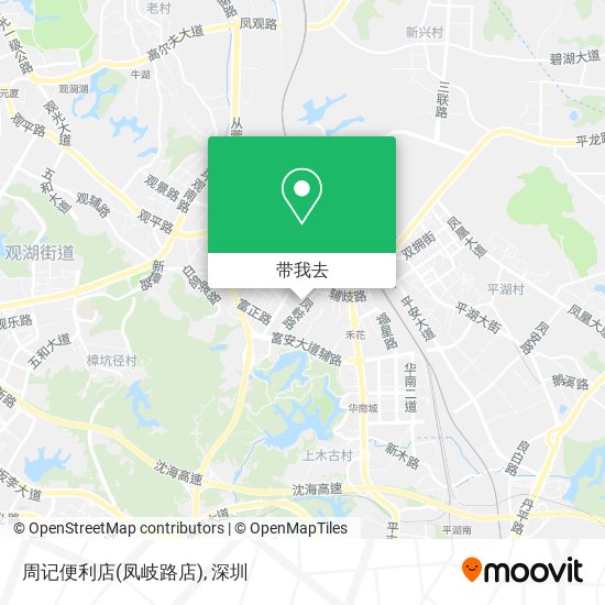 周记便利店(凤岐路店)地图