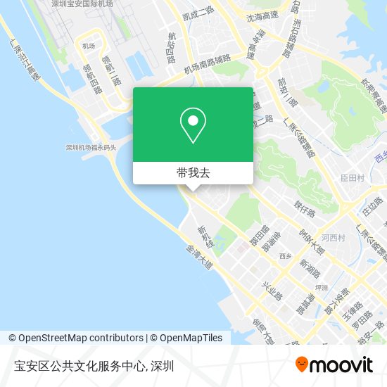 宝安区公共文化服务中心地图