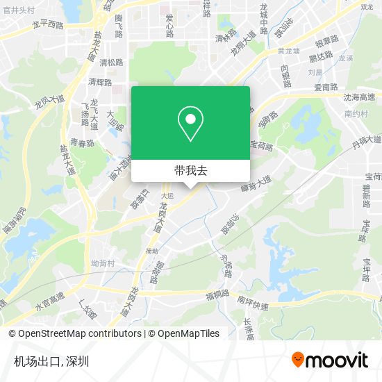 机场出口地图