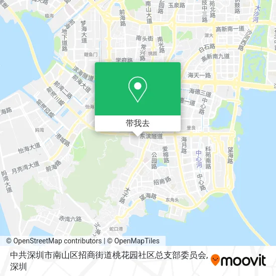 中共深圳市南山区招商街道桃花园社区总支部委员会地图