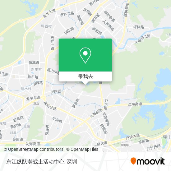 东江纵队老战士活动中心地图