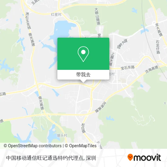 中国移动通信旺记通迅特约代理点地图