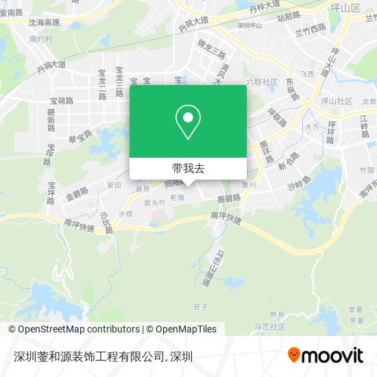 深圳蓥和源装饰工程有限公司地图