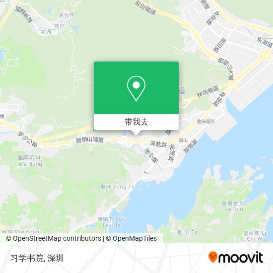 习学书院地图