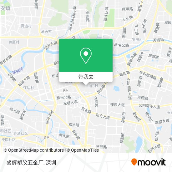 盛辉塑胶五金厂地图