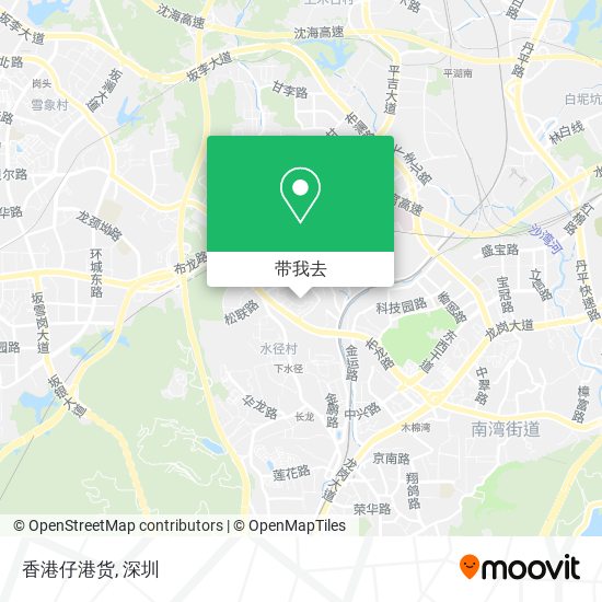 香港仔港货地图