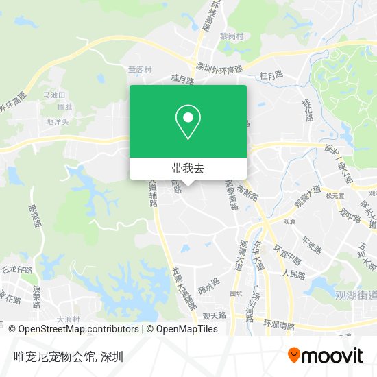 唯宠尼宠物会馆地图