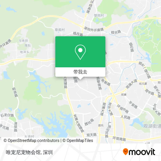 唯宠尼宠物会馆地图