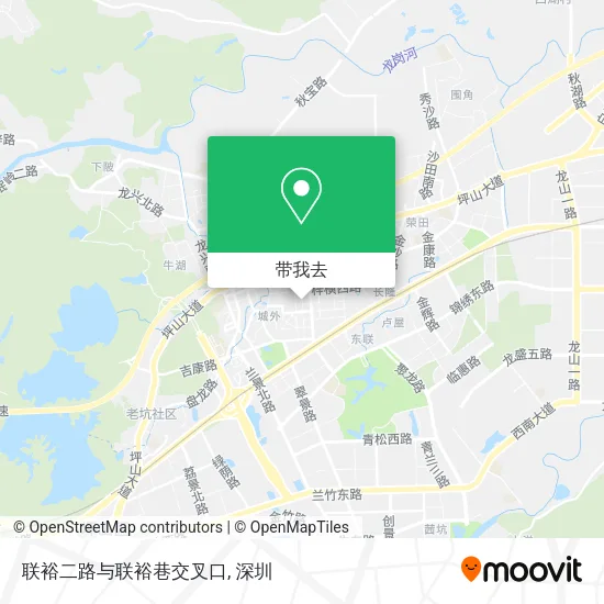联裕二路与联裕巷交叉口地图