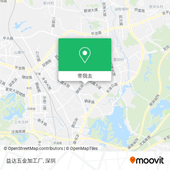 益达五金加工厂地图
