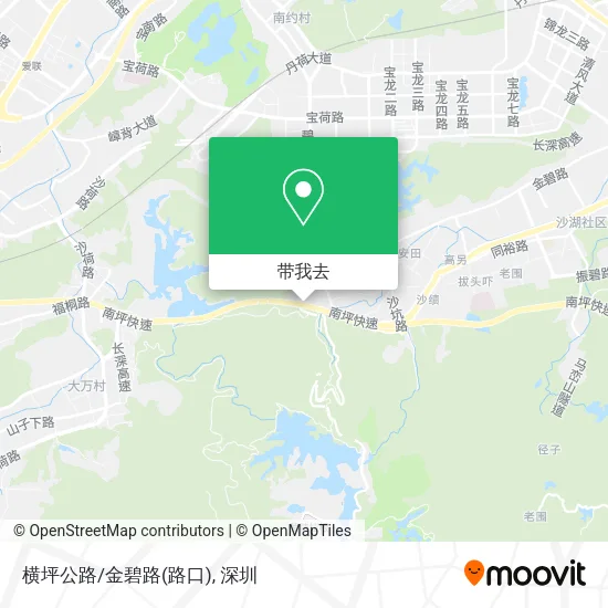 横坪公路/金碧路(路口)地图