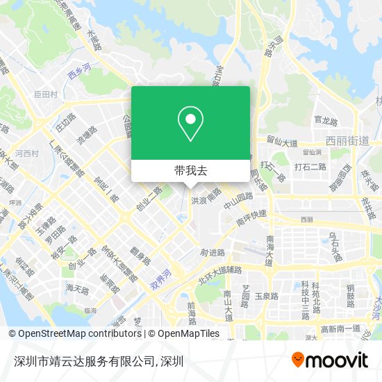 深圳市靖云达服务有限公司地图