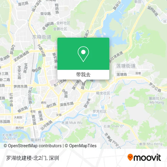 罗湖统建楼-北2门地图