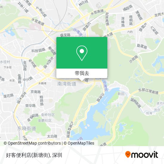 好客便利店(新塘街)地图