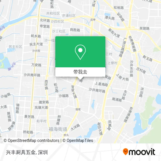 兴丰厨具五金地图