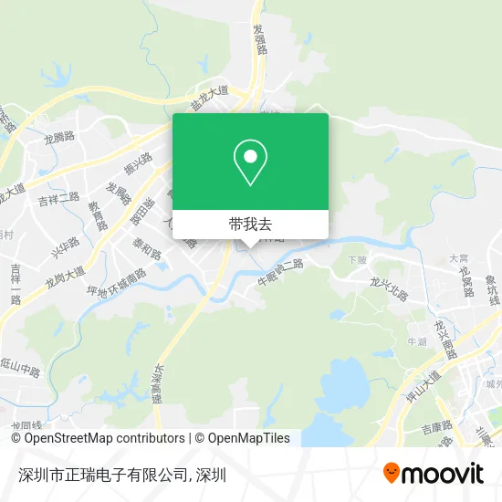深圳市正瑞电子有限公司地图