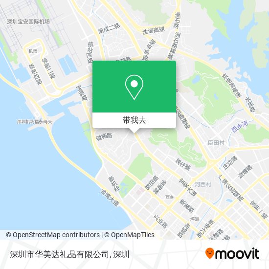 深圳市华美达礼品有限公司地图