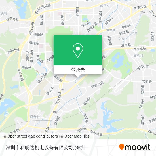 深圳市科明达机电设备有限公司地图