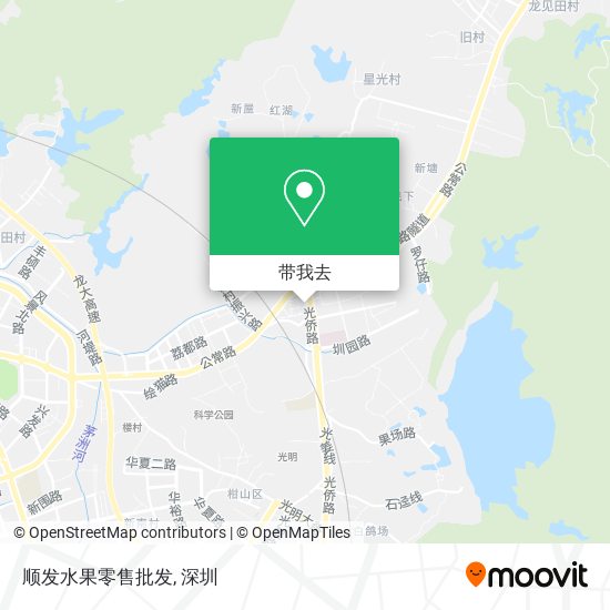 顺发水果零售批发地图